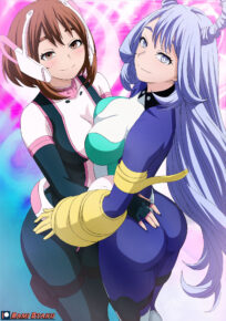 kamiotaku hentai, Uraraka &amp; Nejire | My Hero Academia